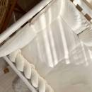Set lenjerie patut bebe Velvet milky (3)